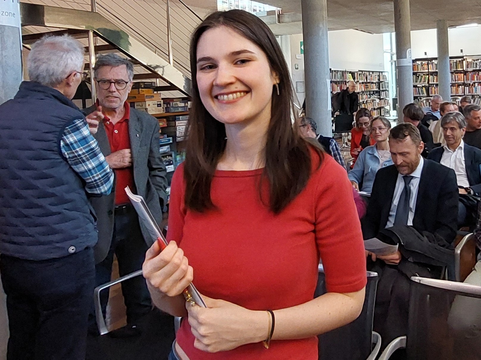 Aktivistin Ana Grilc warnt, für die slowenische Minderheit ist es schon fünf nach 12. Foto: GfbV