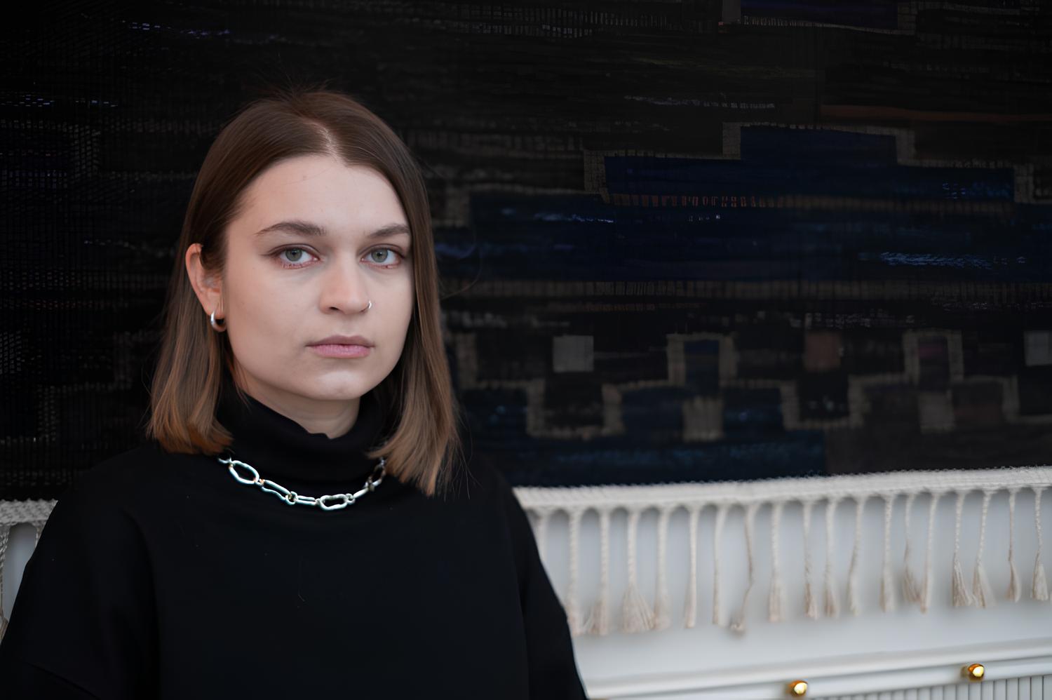 Die ostukrainische Historikerin Hanna Perekhoda beschäftigt sich mit der Assimilierungspolitik des imperialen Russlands. Foto: Filippa Ljung