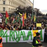 Die Solidaritätsbewegung für die kurdischen Region Rojava in Nord-Syrien fordert Autonomie und die Föderalisierung des syrischen Staates. Foto: anf-deutsch