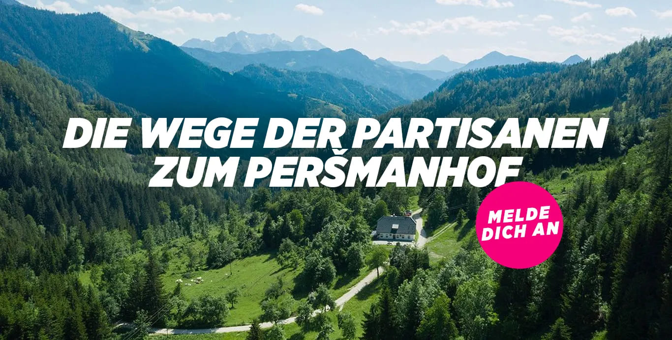 Mit einem Bildungscamp wollte der Club der slowenischen Studierenden an den antinazistischen Widerstand ihrer slowenischen Verfahren im Zweiten Weltkrieg erinnern. Foto: Kärnten-Gruene.at