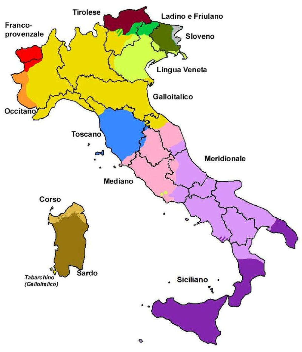 Die Republik Italien ist laut Verfassung ein Regionalstaat, in den autonomen Regionen sind die nationalen Minderheiten beheimatet.